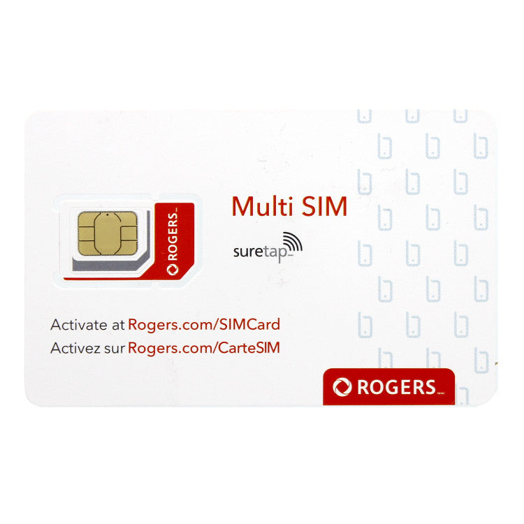 Carte multi-SIM prépayée Rogers Mobile CANADA 5G / 4G LTE Carte multi-SIM prépayée Rogers Mobile CANADA 5G / 4G LTE